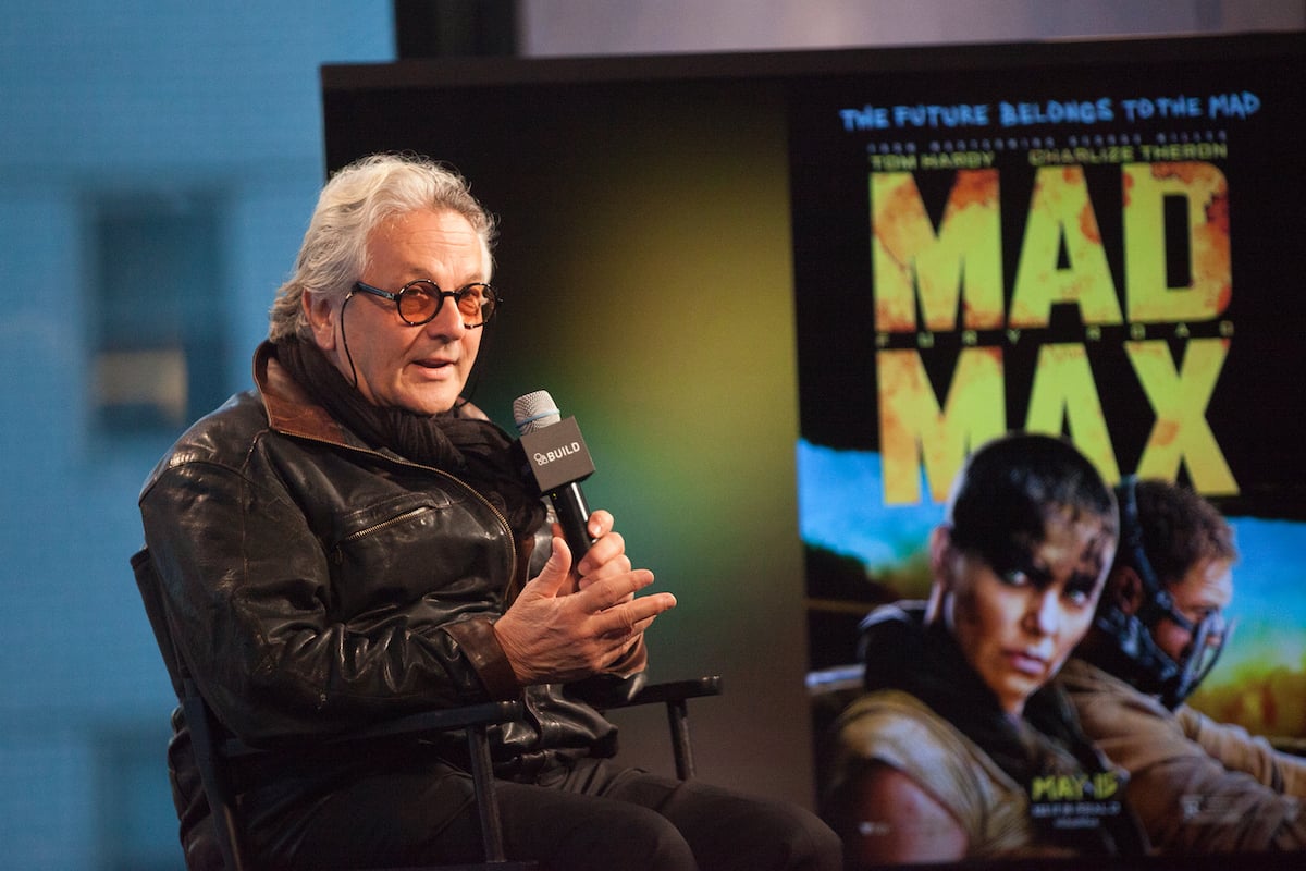 Director George Miller discusses "Mad Max: Fury Road" at AOL Studios in 2016