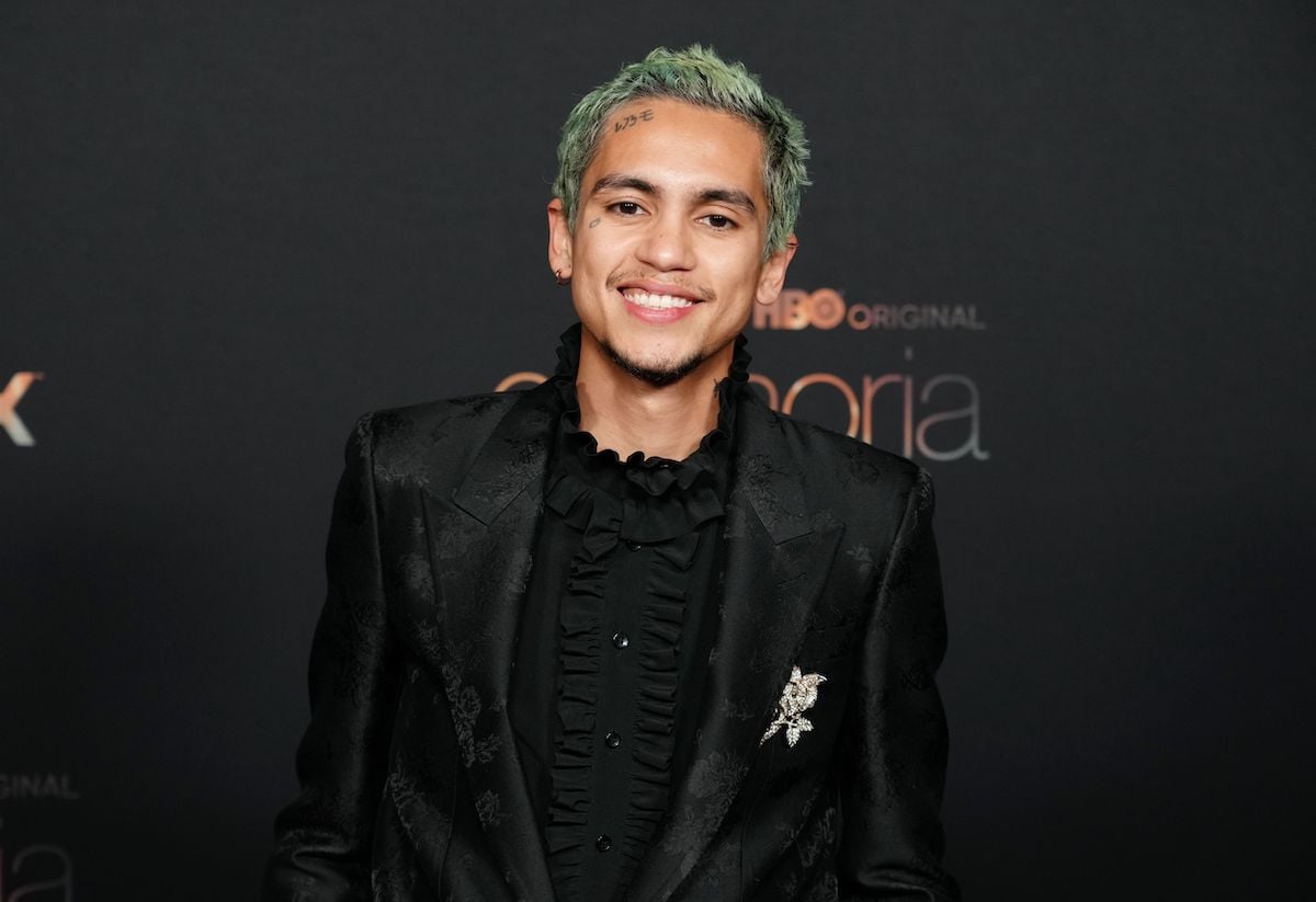 Dominic Fike at the Euphoria Season 2 photocall