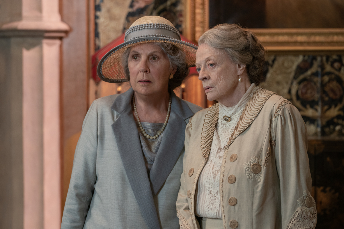 Downton Abbey: A New Era stars Penelope Wilton (Isobel Crawley) and Maggie Smith (Dowager Countess)