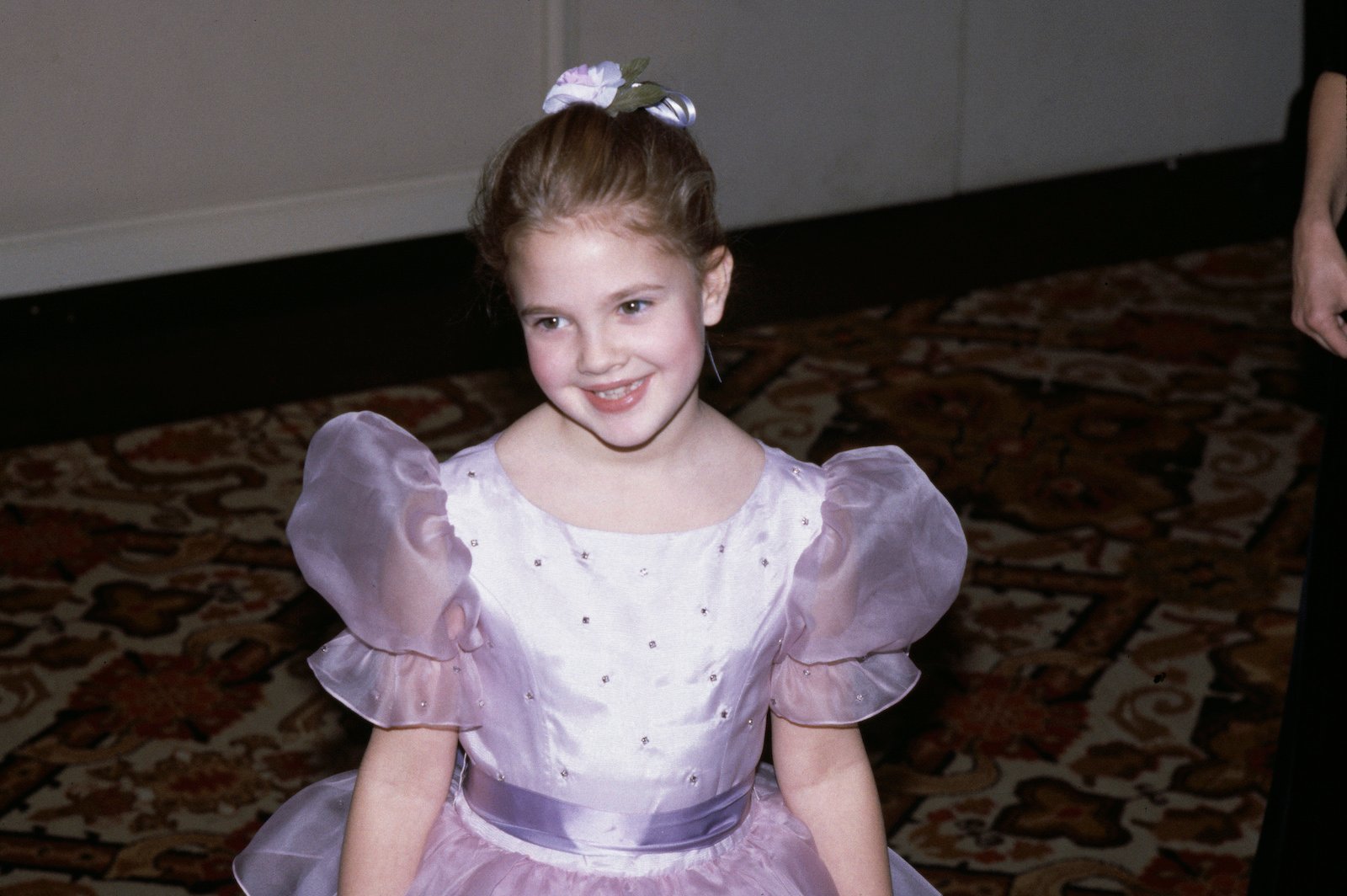 Drew Barrymore attended the 40th Annual Golden Globe Awards in 1983