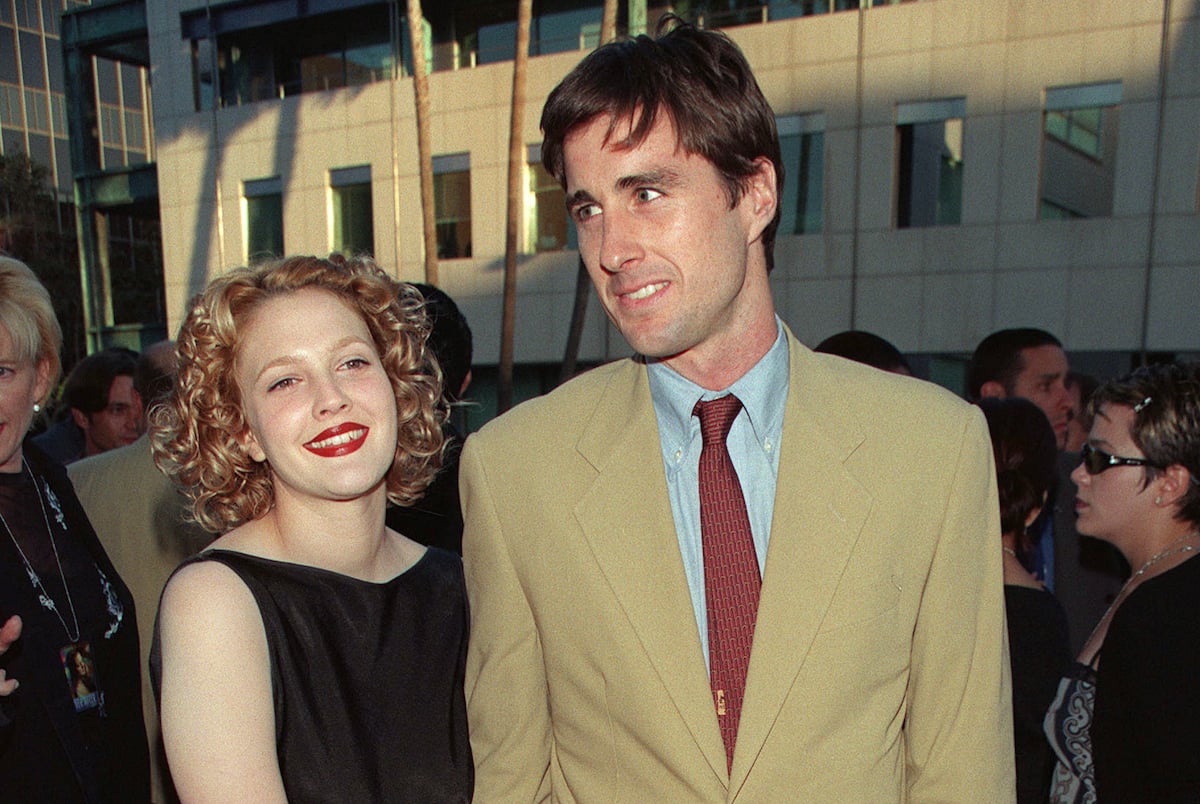 Drew Barrymore and Luke Wilson smiling