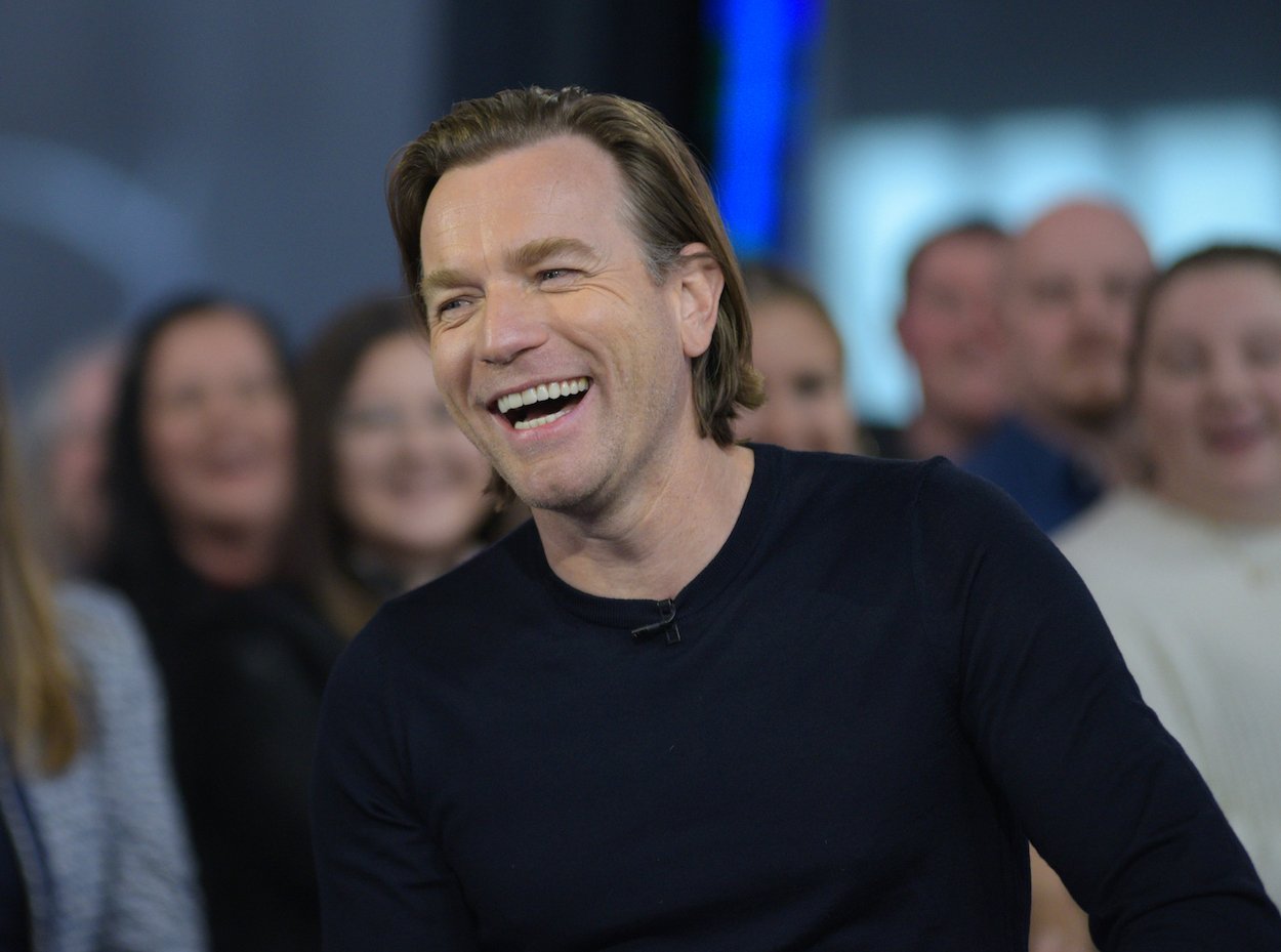 Ewan McGregor on Good Morning America in 2020, years after his friends got a good chuckle while visiting the 'Revenge of the Sith' set.