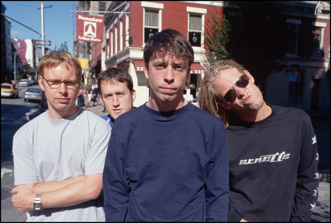 Taylor Hawkins and Foo Fighters in New York City in 1999.