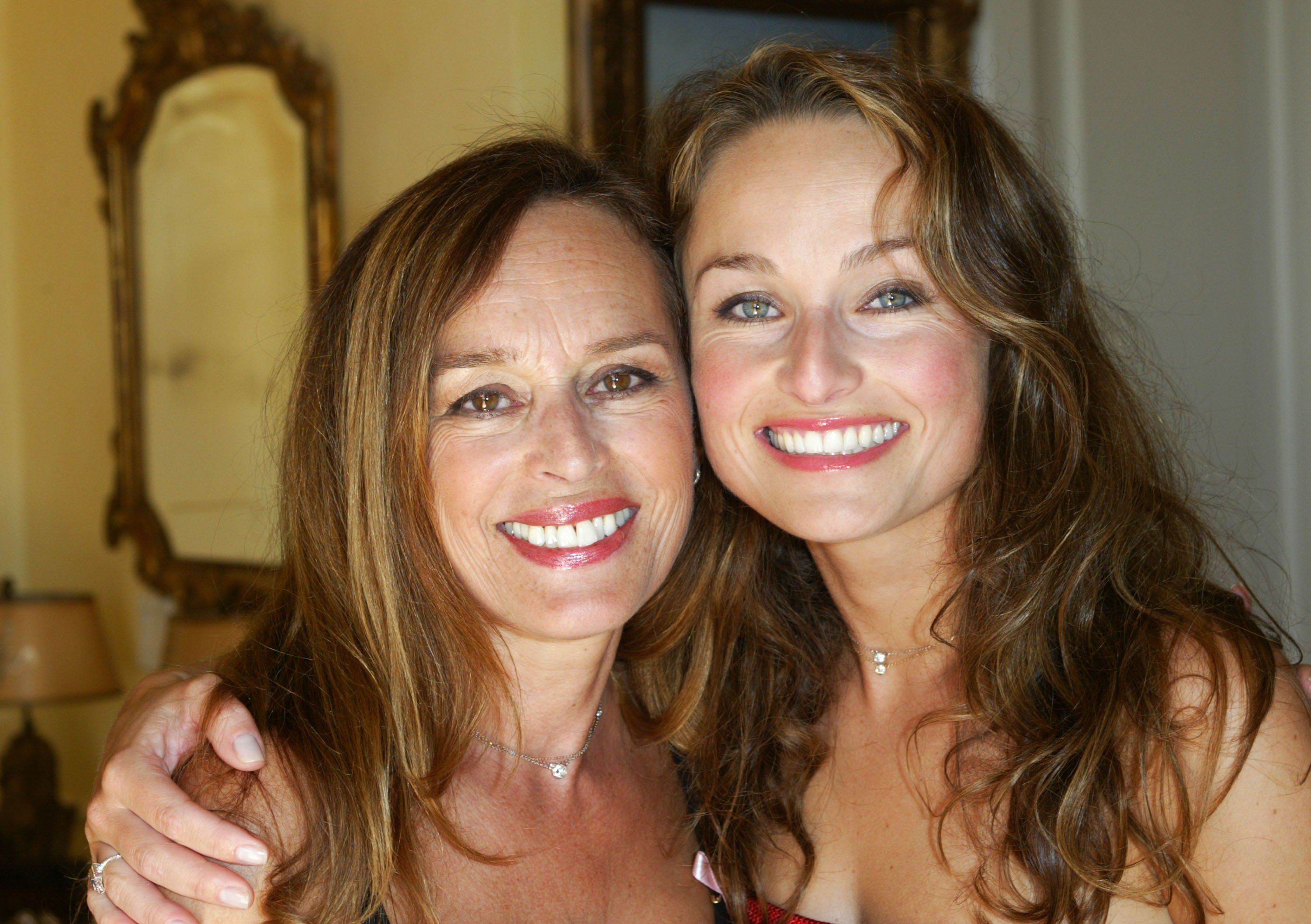 Celebrity chef Giada De Laurentiis, right, with her mother Veronica.