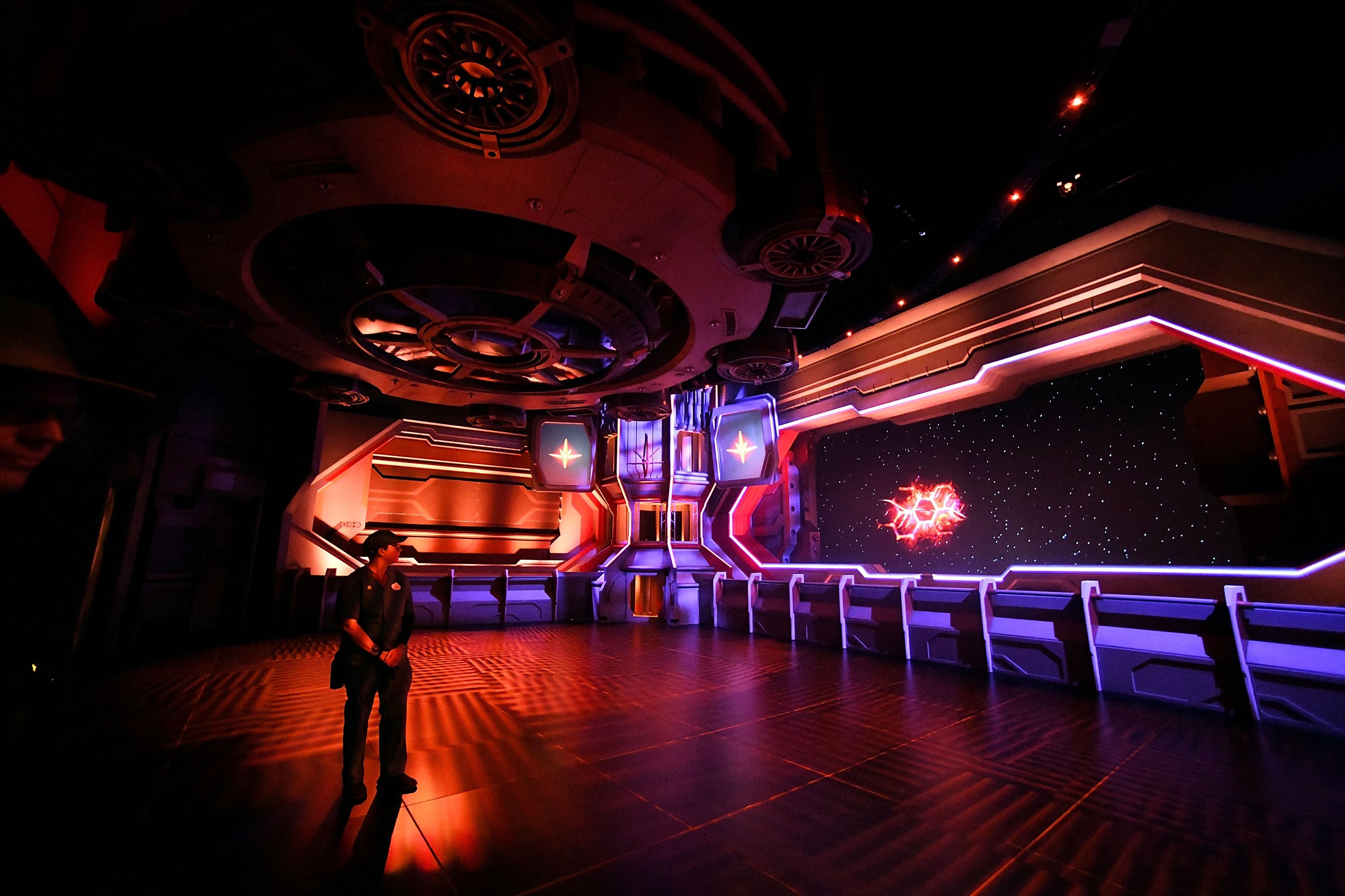 'Guardians of the Galaxy: Cosmic Rewind' Disney's new ride during a media preview event at Epcot Center at Walt Disney World