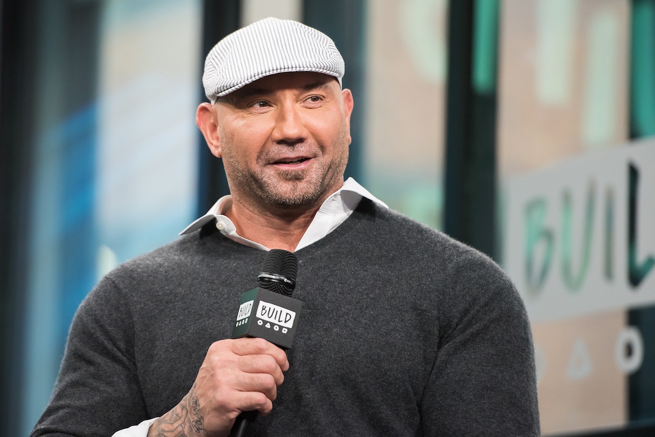 'Guardians of the Galaxy Vol. 3 star Dave Bautista, who plays Drax, talks about 'Guardians of the Galaxy Vol. 2' at Built Studios.
