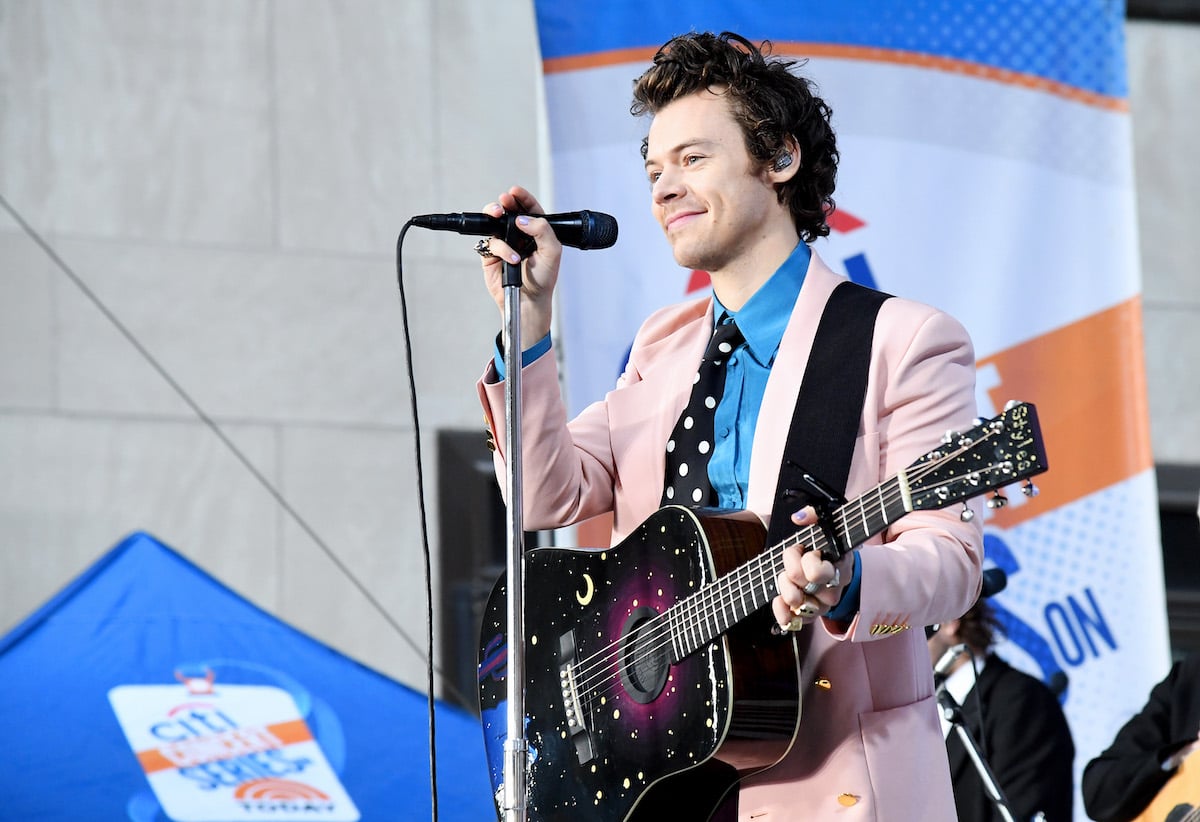 Pop star Harry Styles performs on February 26, 2020 in New York City