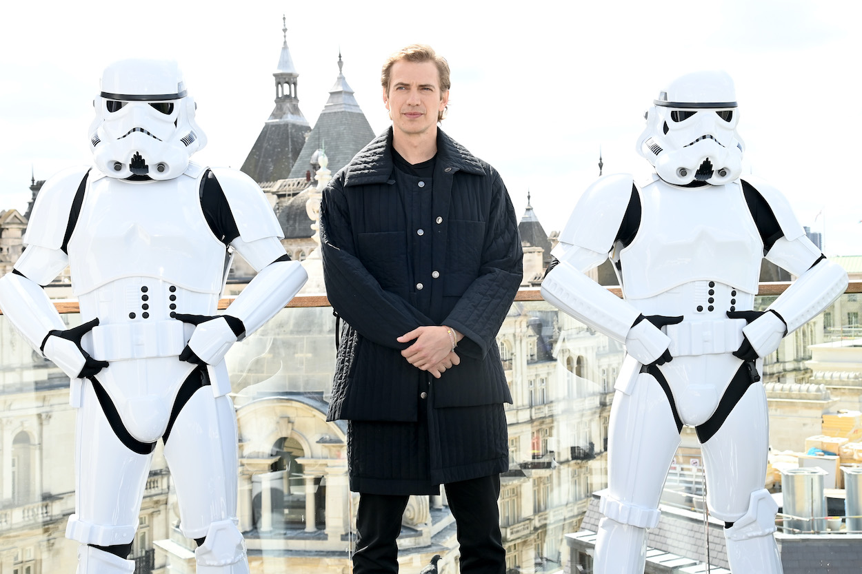 Hayden Christensen attends a promotional event for 'Obi-Wan Kenobi' in 2022. Christensen revealed one piece of 'Star Wars' memorabilia he uses all the time while promoting 'Obi-Wan Kenobi.'