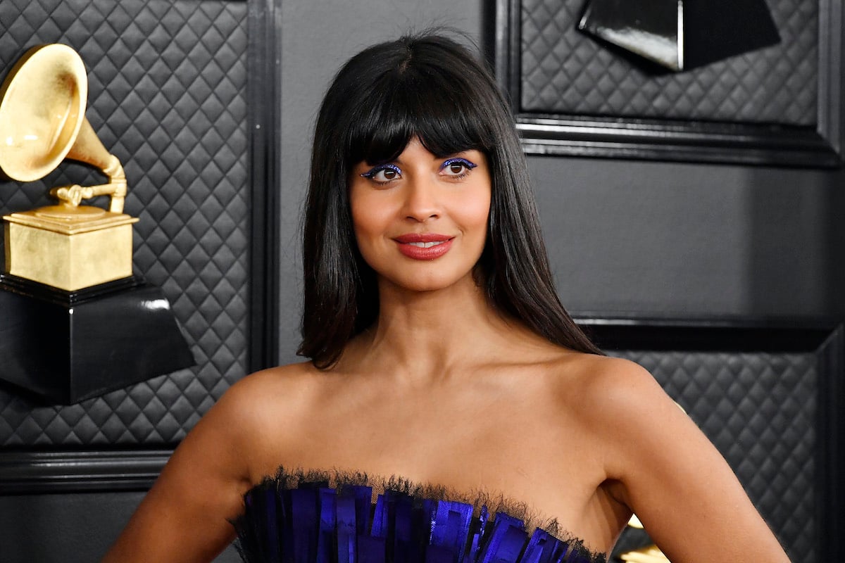 Jameela Jamil smiling