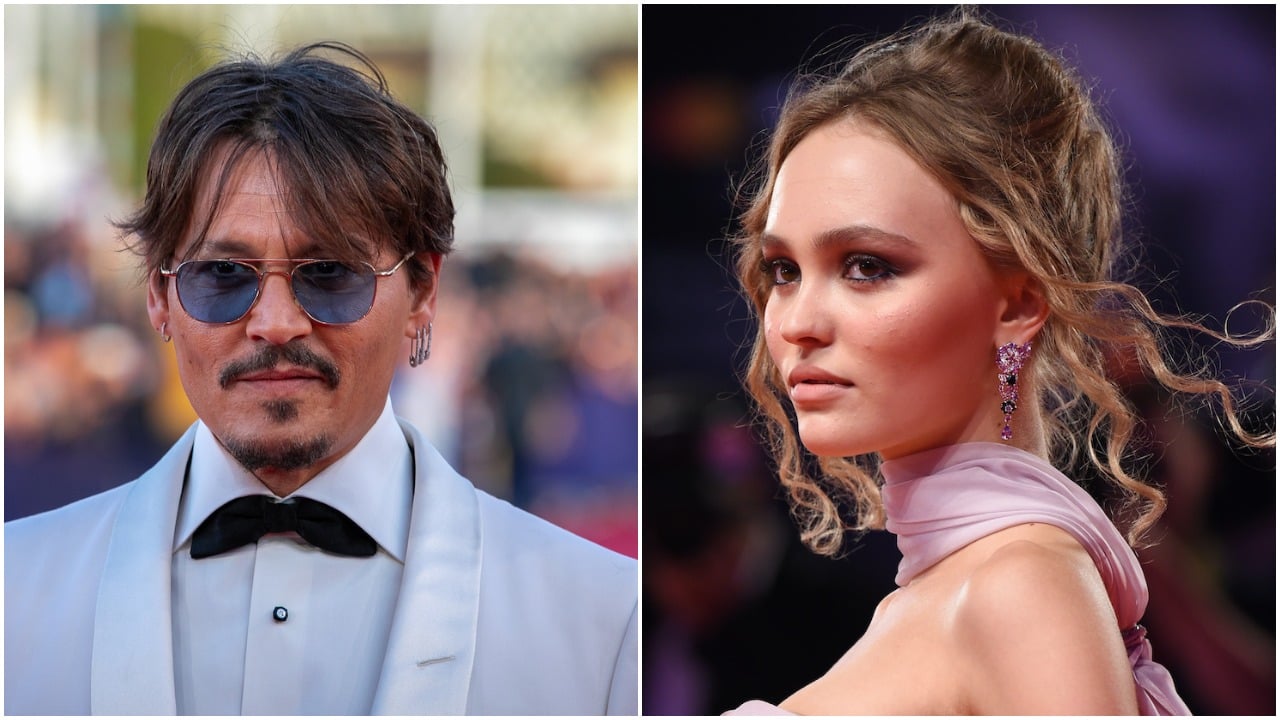 Johnny Depp (left) at the 2018 premiere of 'Waiting For The Barbarians' (left); Lily-Rose Depp walks the red carpet at the 2019 Venice Film Festival. Depp once donated $1.5 million to the London hospital that treated Lily-Rose.