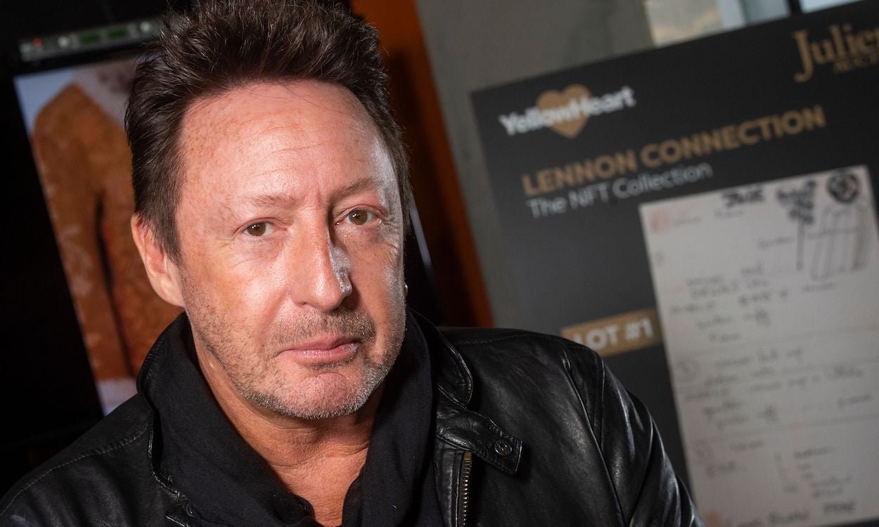 Julian Lennon announces his Lennon Collection: The NFT Collection in January 2022, months before his 'Imagine' cover went to help the Ukraine relief effort.