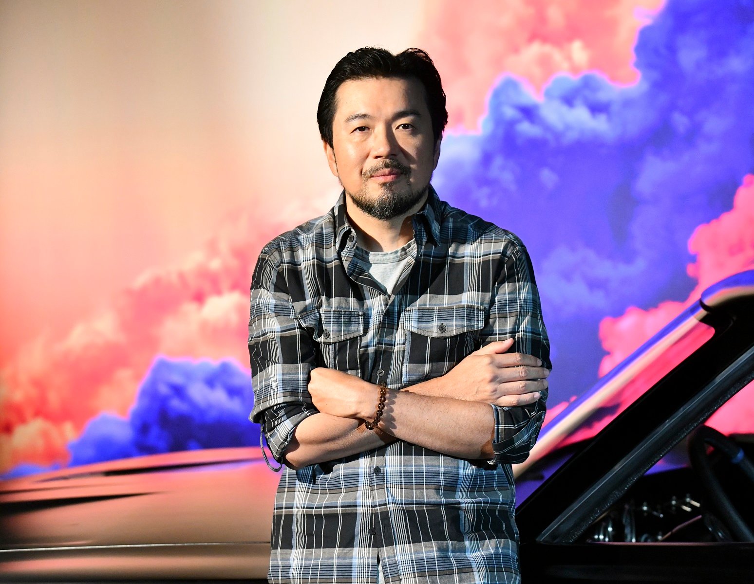 Justin Lin poses at the F9 Fest event in September 2021