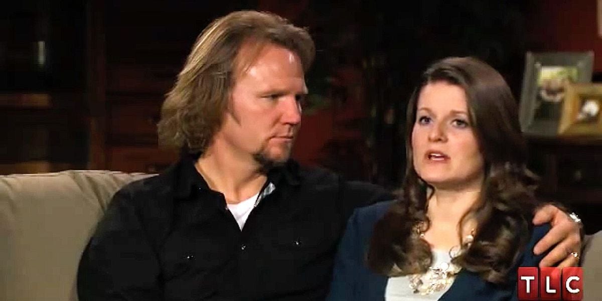 Kody Brown looks at Robyn Brown during an interview for 'Sister Wives' on TLC