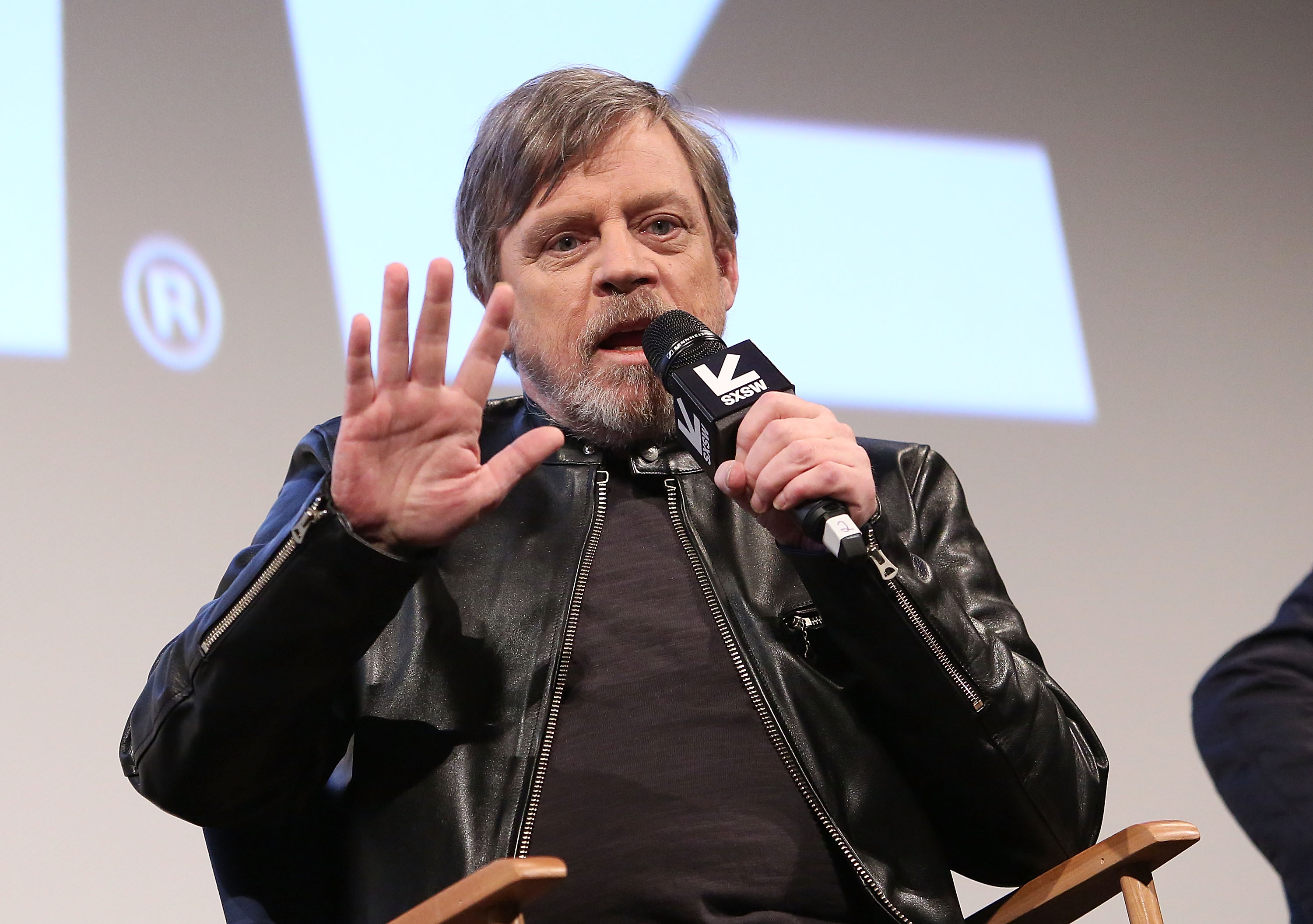 Star Wars actor Mark Hamill attends the premiere of the documentary The Director and the Jedi at SXSW