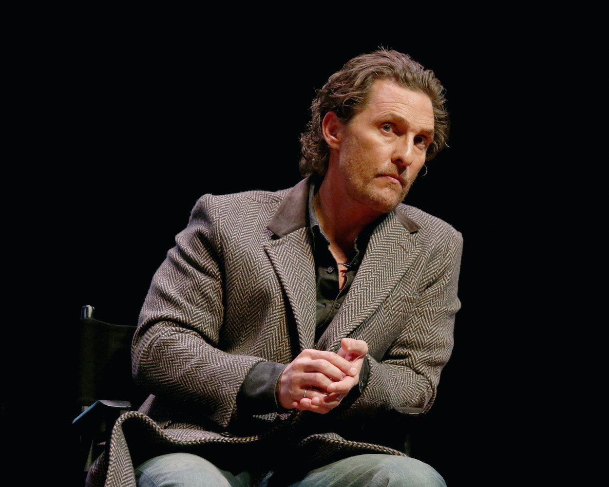 Matthew McConaughey screens his movie 'The Gentlemen' in 2020. McConaughey's mom gave him a personal reason for speaking out about the Uvalde, Texas, school shooting.