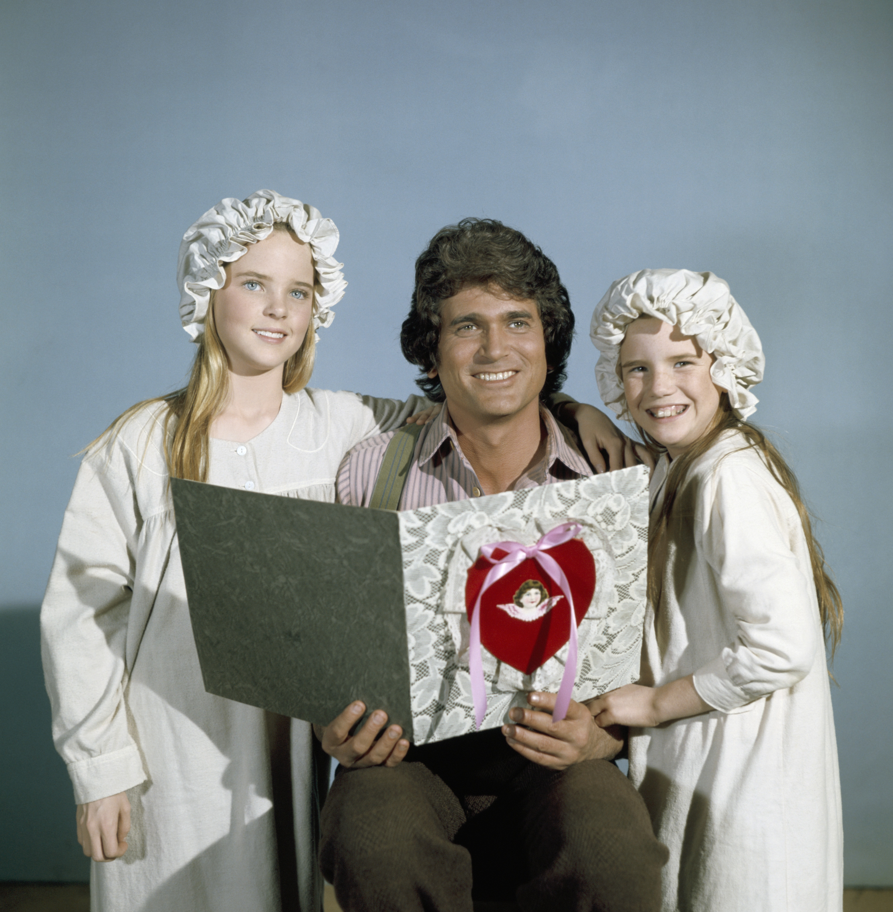 Melissa Sue Anderson, Michael Landon, and Melissa Gilbert of 'Little House on the Prairie'