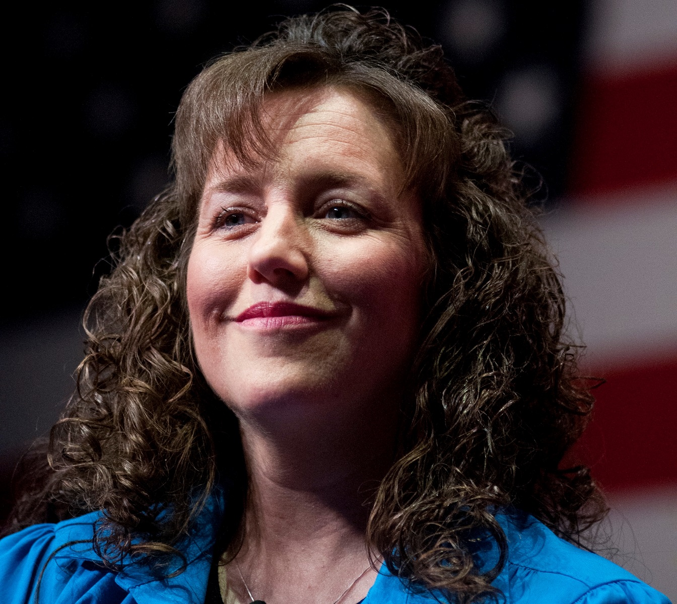 Michelle Duggar speaks during a panel discussion before promoting the book "A Love That Multiplies" during the Conservative Political Action Conference (CPAC)