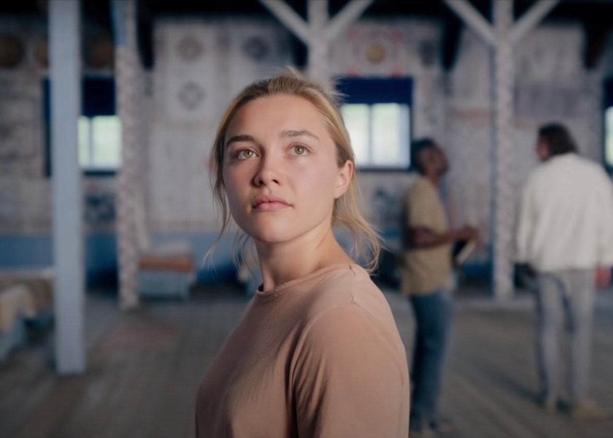 'Midsommar' star Florence Pugh acts in a scene