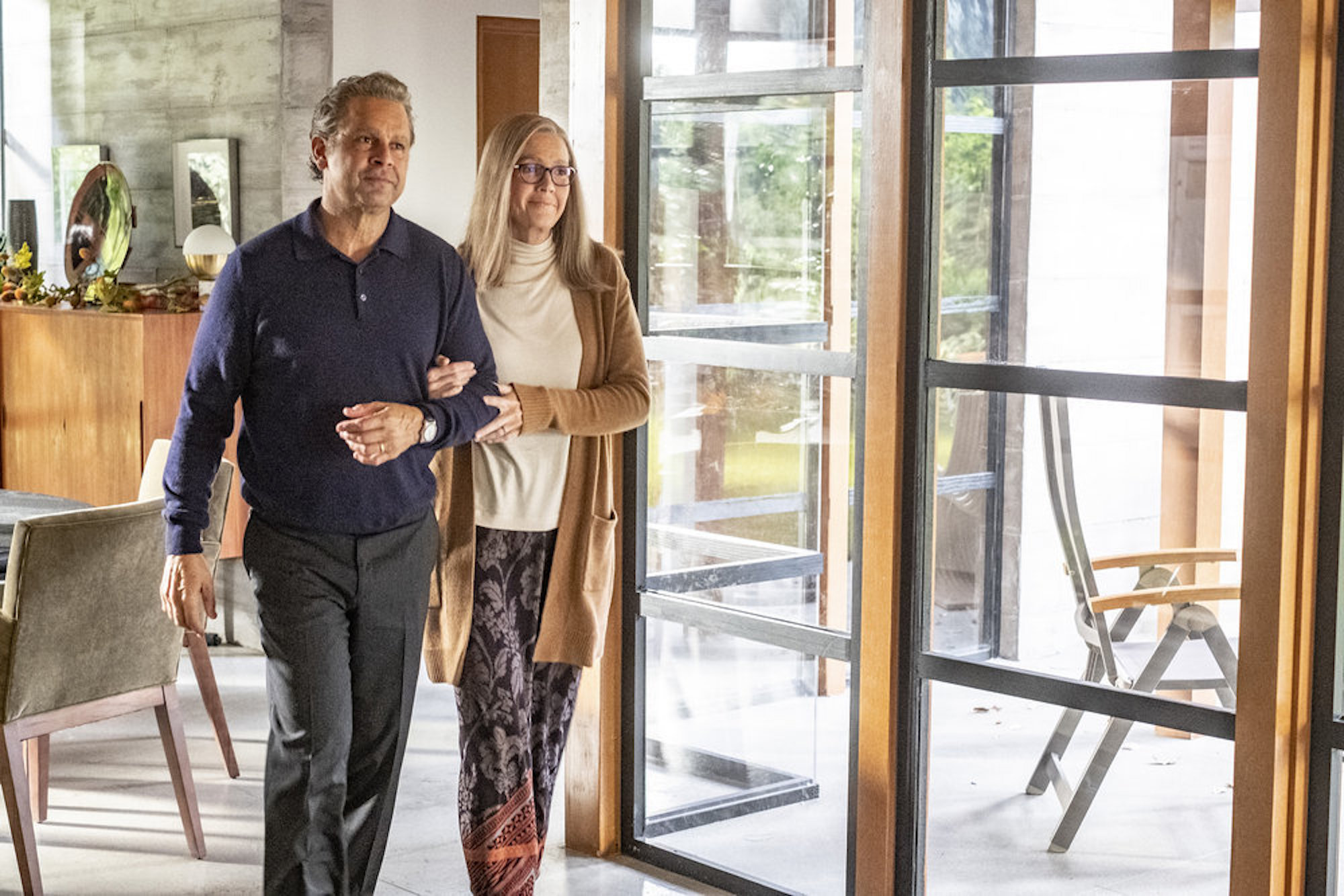 Miguel and Rebecca walking together in 'This Is Us' Season 6 Episode 15