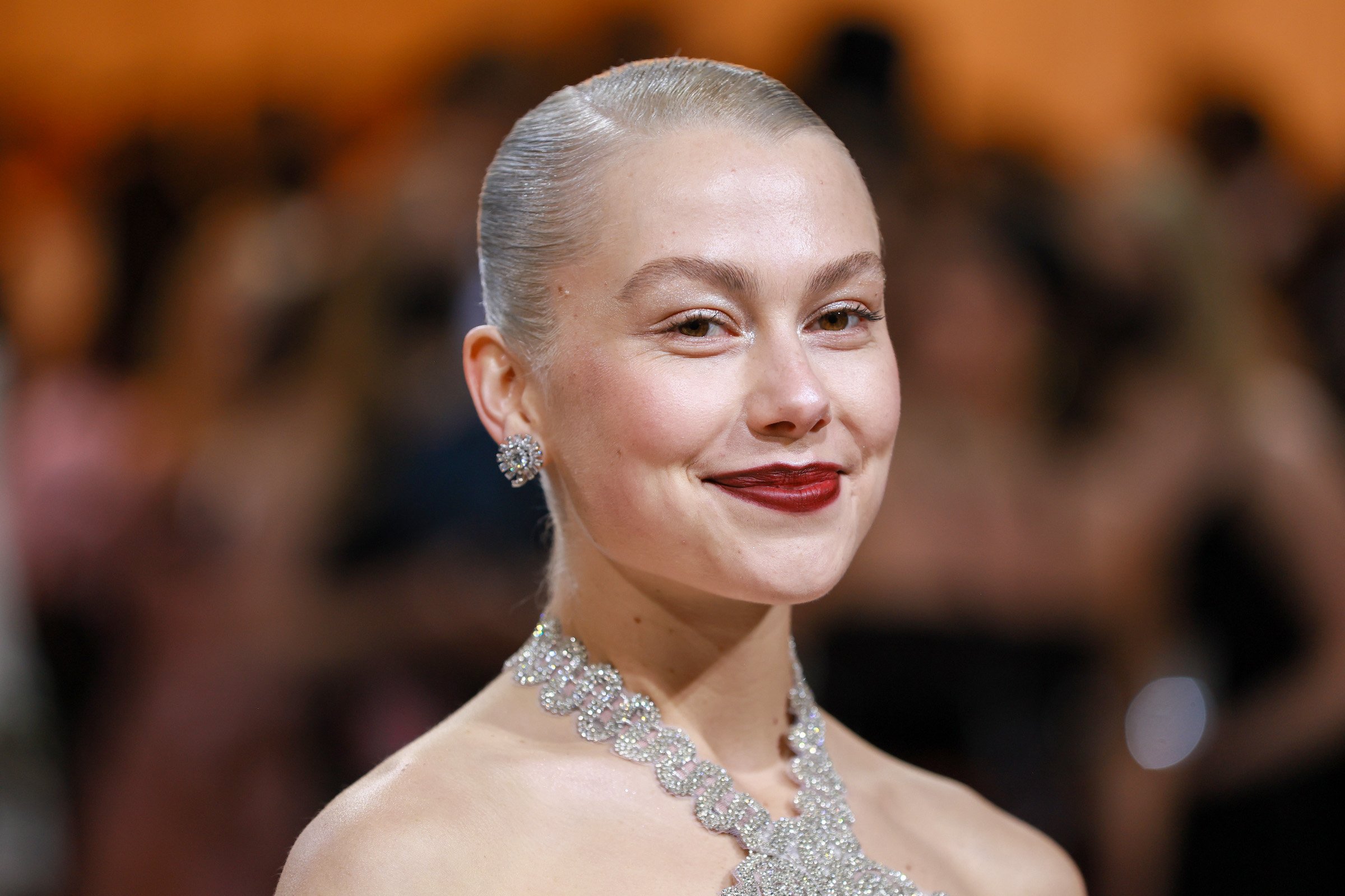 Phoebe Bridgers wearing silver