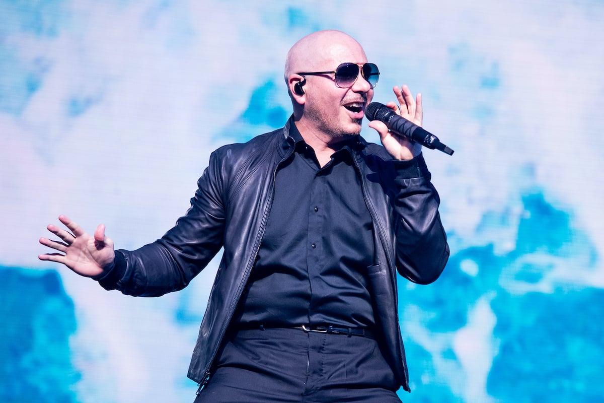 Pitbull net worth comes in part from performing on stage, as pictured