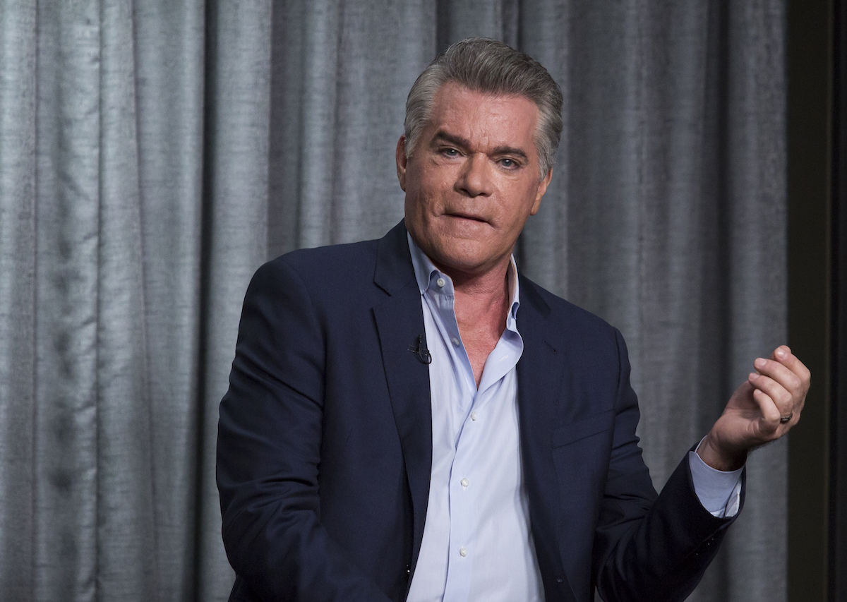 Ray Liotta, who has died at 67, looks on