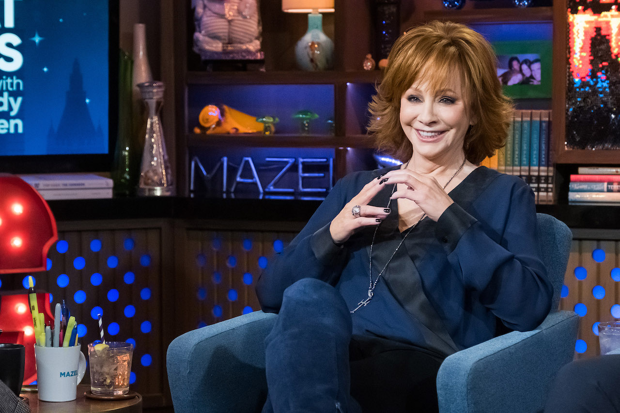 Reba McEntire sits for an interview