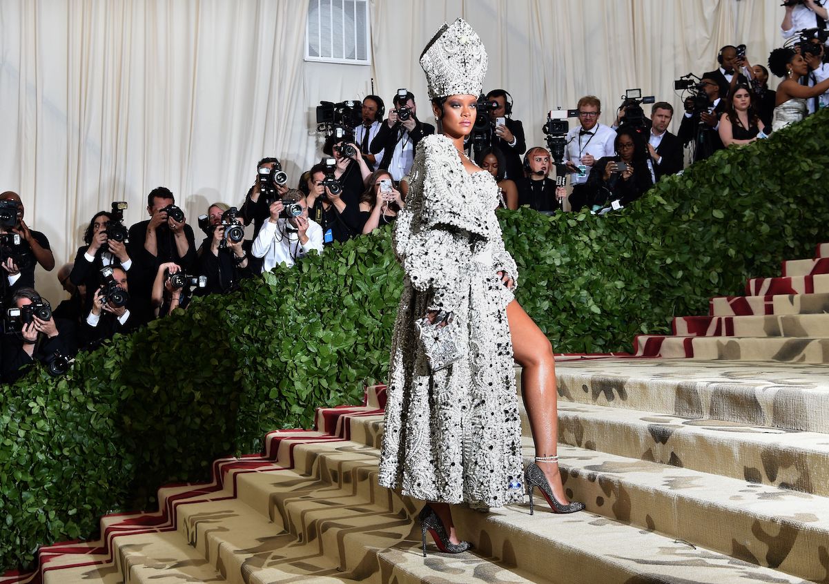 Rihanna walks the 2018 Met Gala red carpet