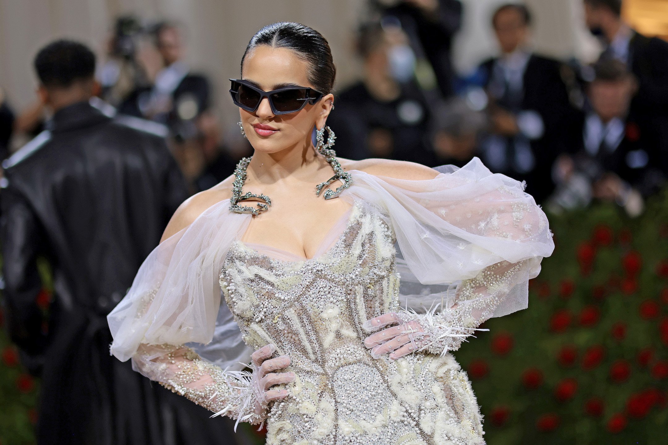Rosalía arrives at The 2022 Met Gala Celebrating 'In America: An Anthology of Fashion'