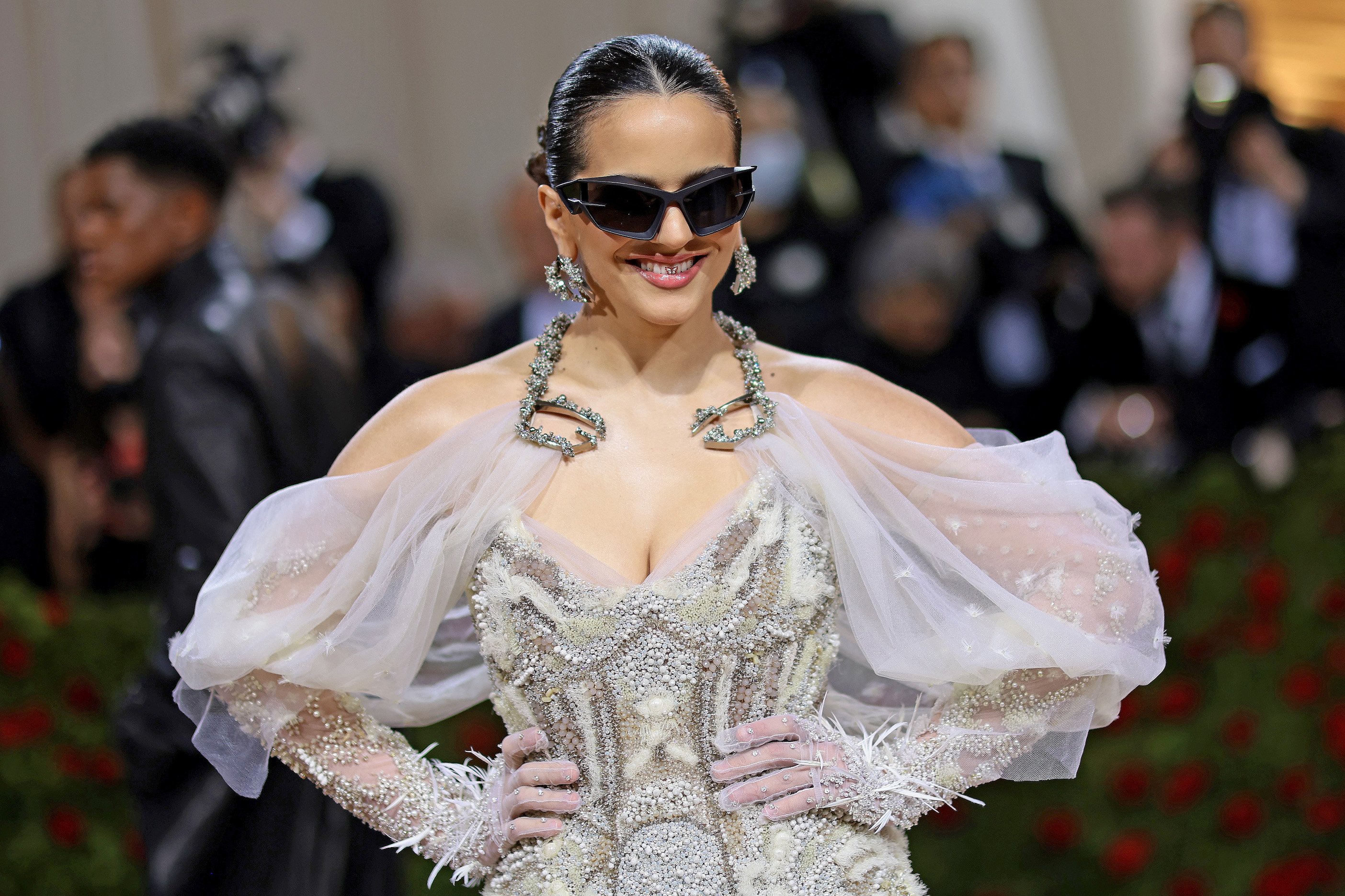 Rosalía arrives at The 2022 Met Gala Celebrating 'In America: An Anthology of Fashion'