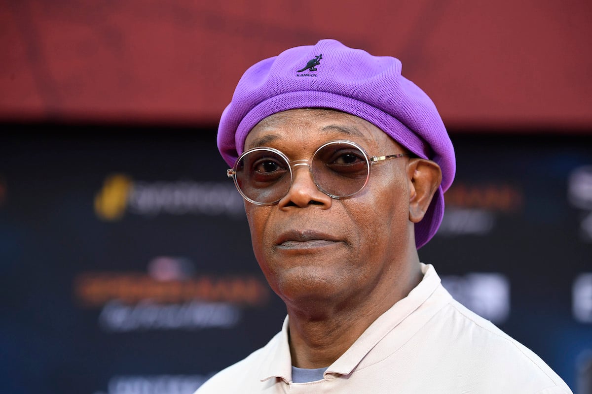 Samuel L. Jackson purple lightsaber Star Wars