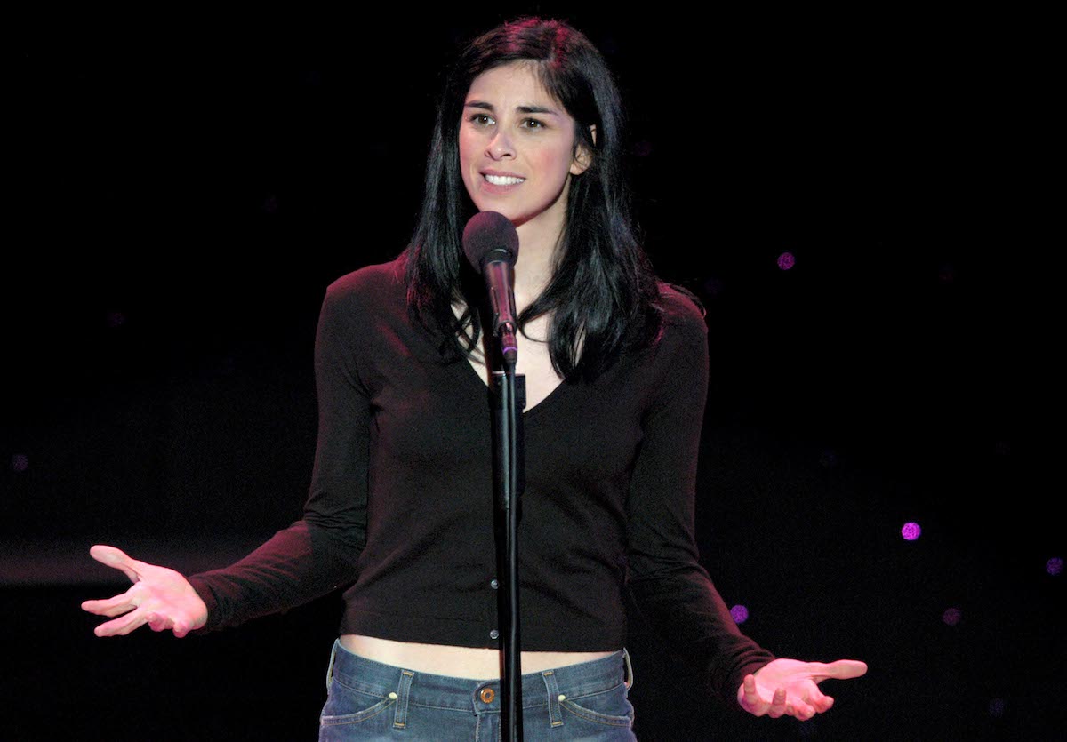 Sarah Silverman does standup in 2003