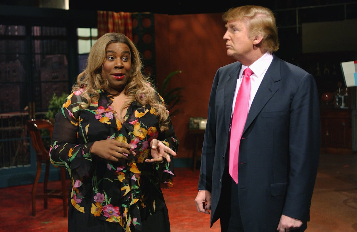 Kenan Thompson acts as Star Jones alongside Donald Trump in a 2004 Saturday Night Live sketch