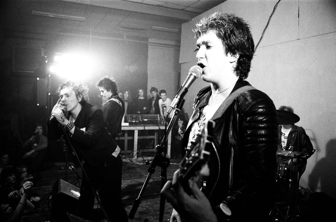 Sex Pistols performing in Holland in 1976.
