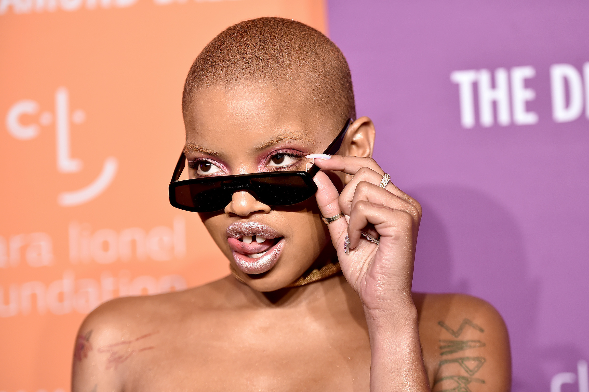 Slick Woods wearing sunglasses