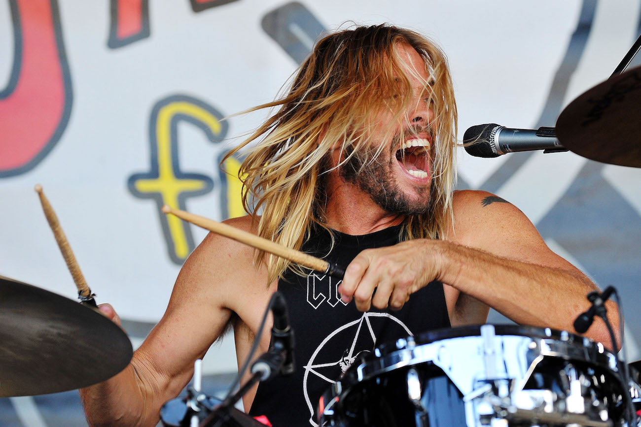 Taylor Hawkins performing with Chevy Metal at Jack FM's 11th Show in 2016.