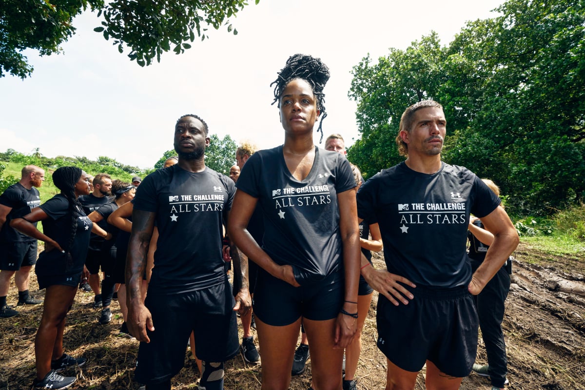 ‘The Challenge: All Stars’ Season 3 competitor Nia Moore with Nehemiah Clark and Jordan Wiseley