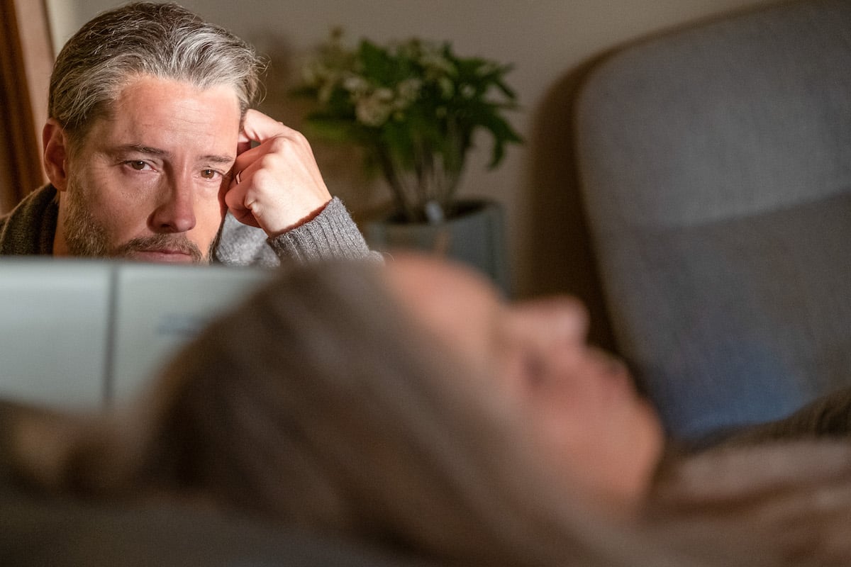 'This Is Us' Season 6: 'The Train' -- Justin Hartley watches Mandy Moore sleep in an episode that made Moore physically sick