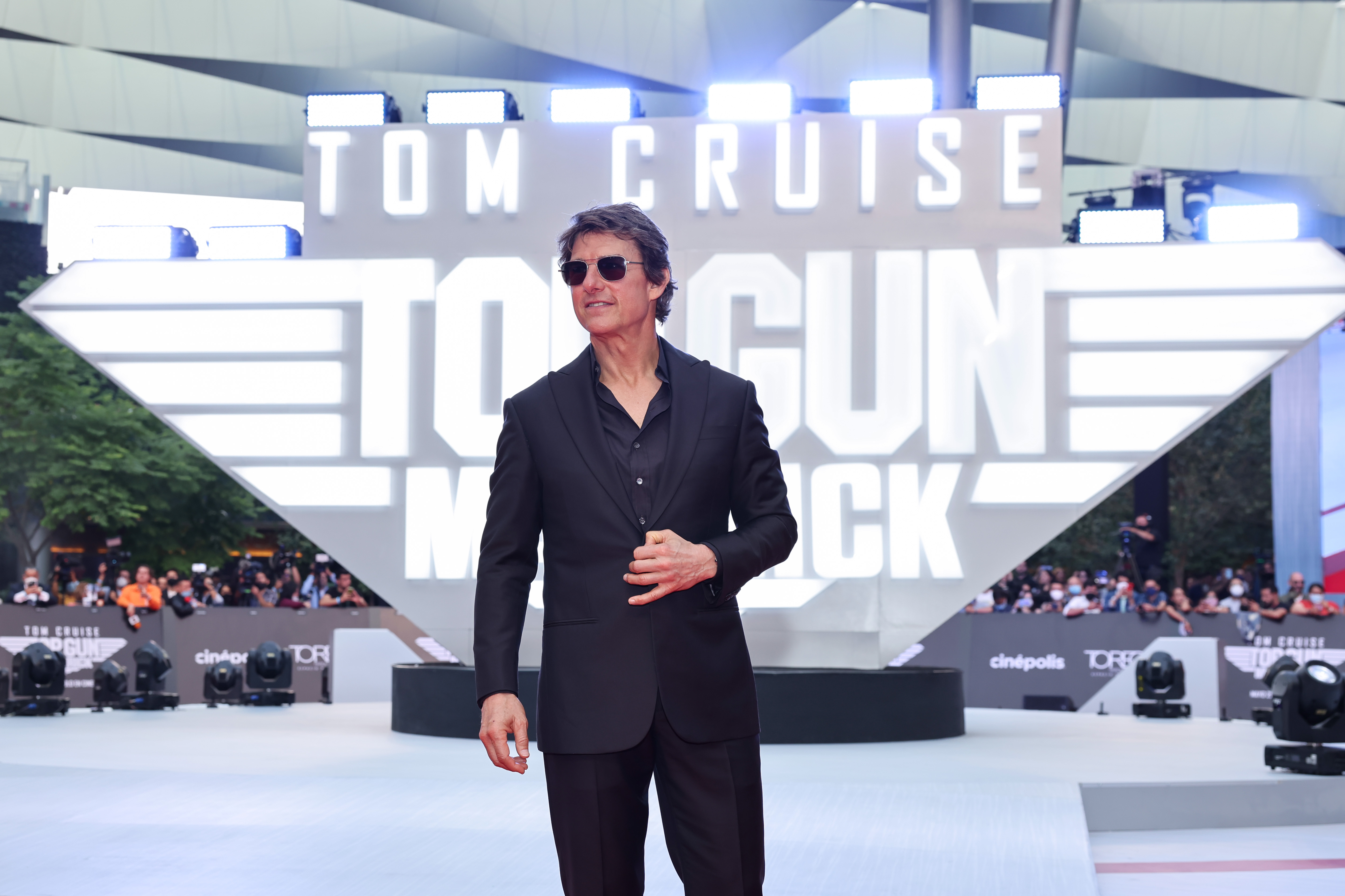 Tom Cruise attends the Mexico premiere of 'Top Gun: Maverick'