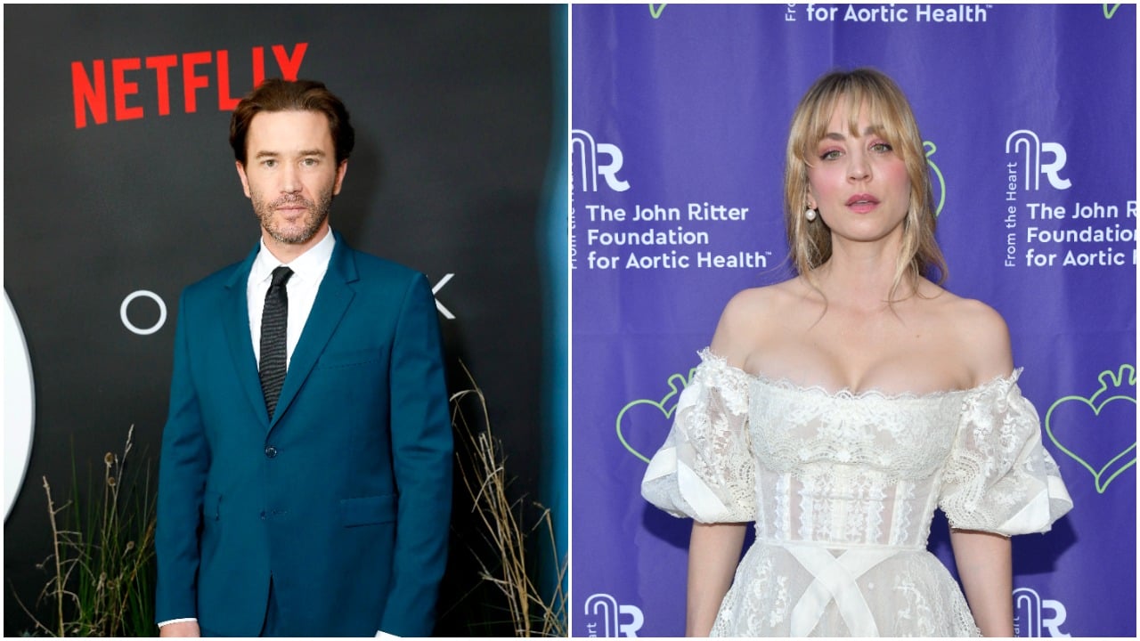 Tom Pelphrey attends the Premiere of Ozark S4; Kaley Cuoco attends as the John Ritter Foundation for Aortic Health