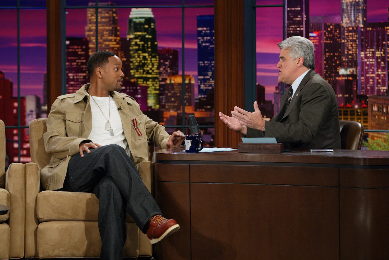 Will Smith visits Jay Leno on 'The Tonight Show' in 2005, years before he slapped Chris Rock at the Oscars.