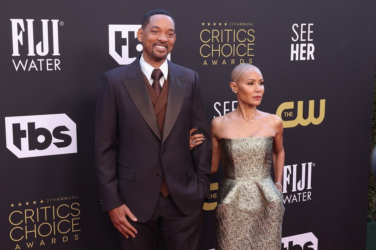 Will Smith souriant aux côtés de Jada Pinkett Smith.