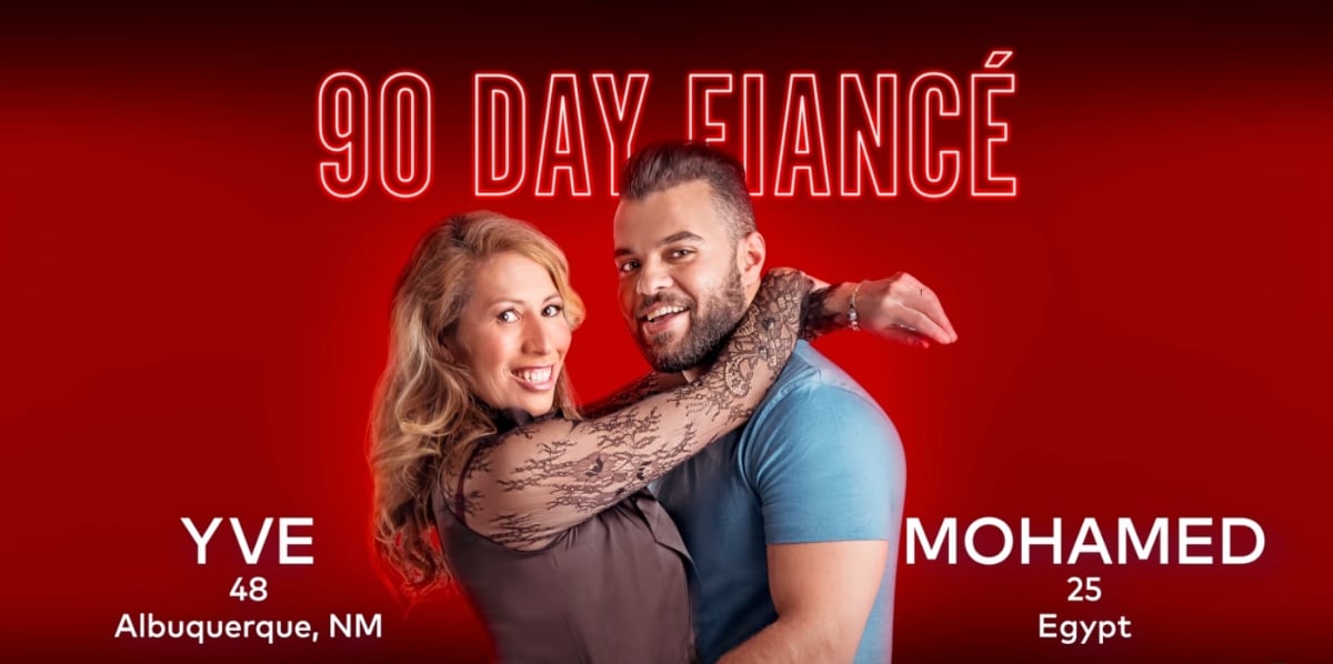 '90 Day Fiancé' couple Mohamed and Yve standing with their arms around one another.
