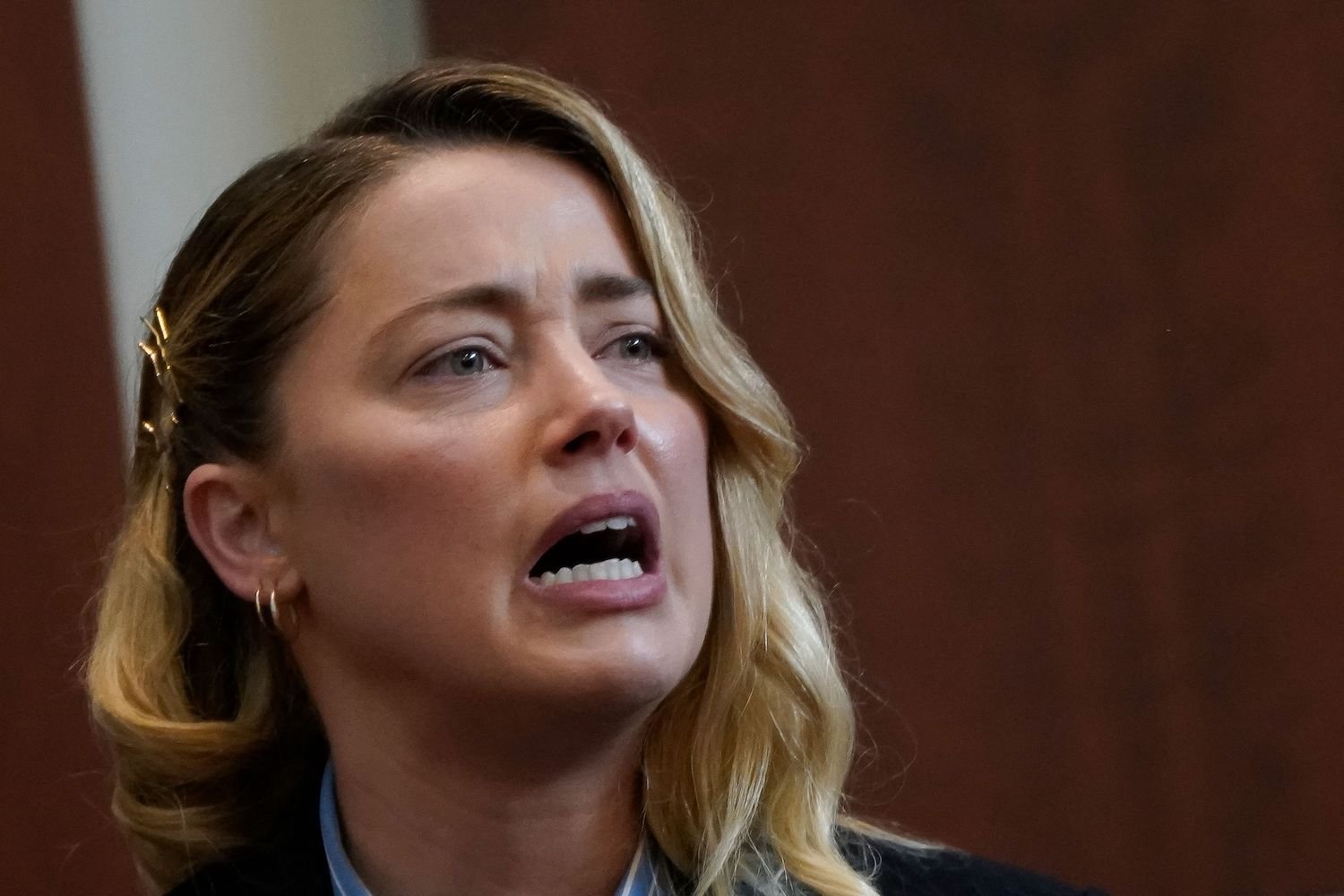 Amber Heard is emotional on the stand during Johnny Depp v. Amber Heard trial