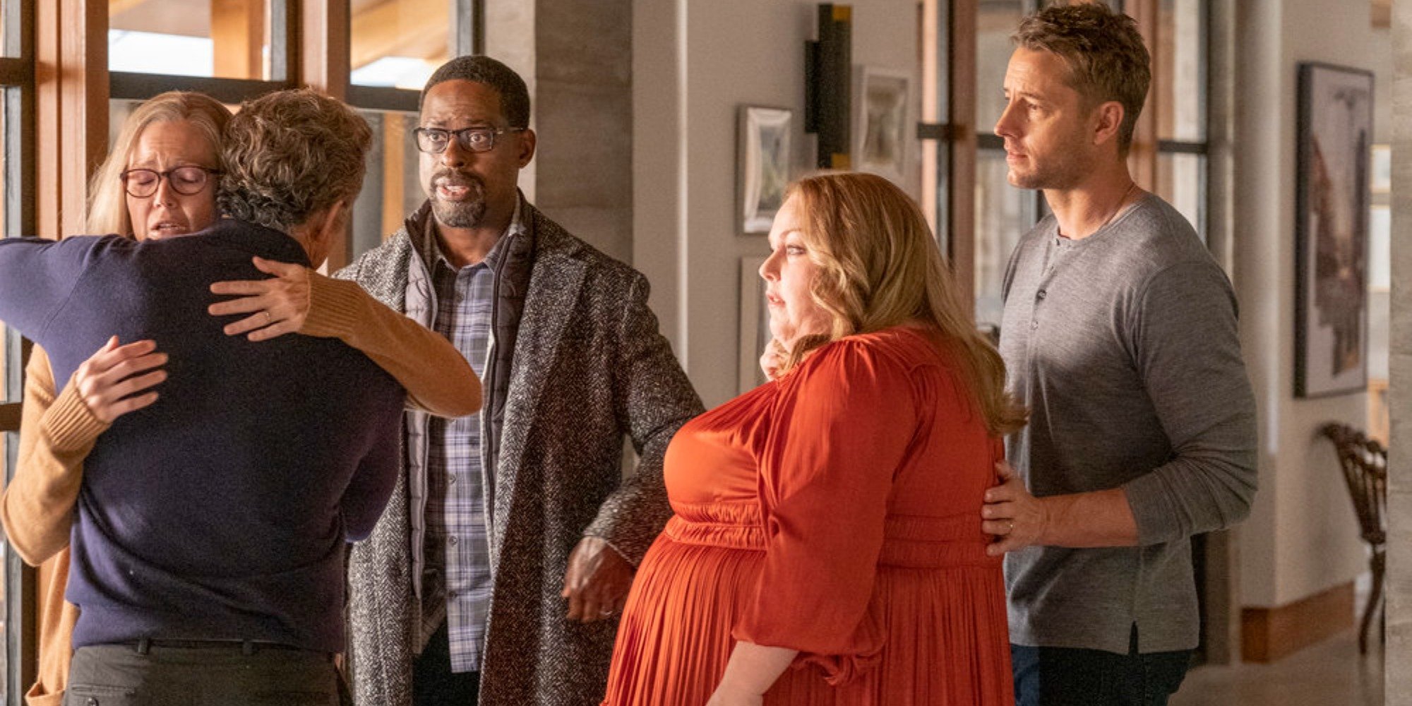 Jon Huertas, Mandy Moore, Sterling K. Brown, Chrissy Metz and Justin Hartley star in This Is Us.