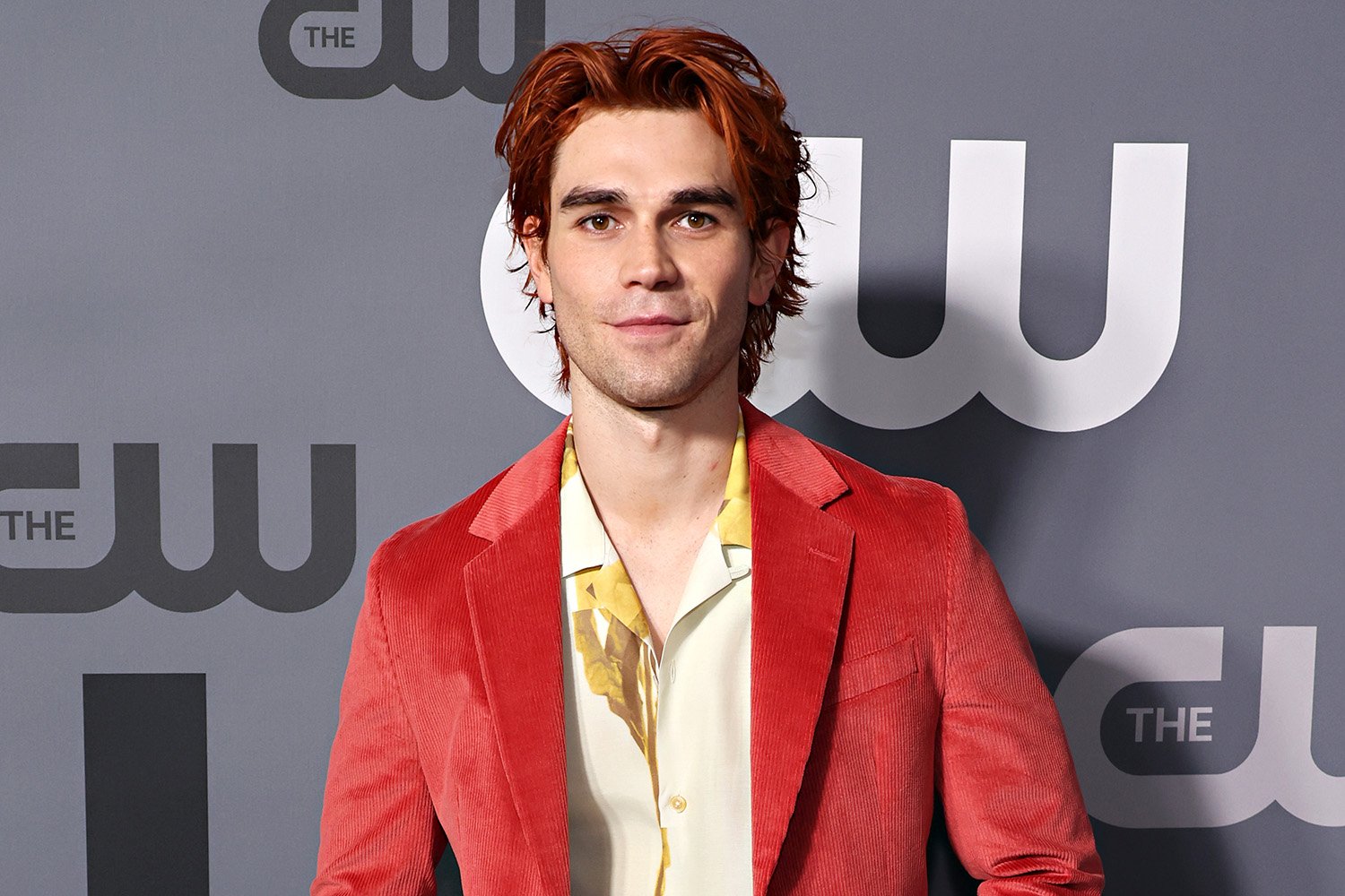 KJ Apa at the CW Upfront 2022, where he spoke about Riverdale being canceled after season 7.