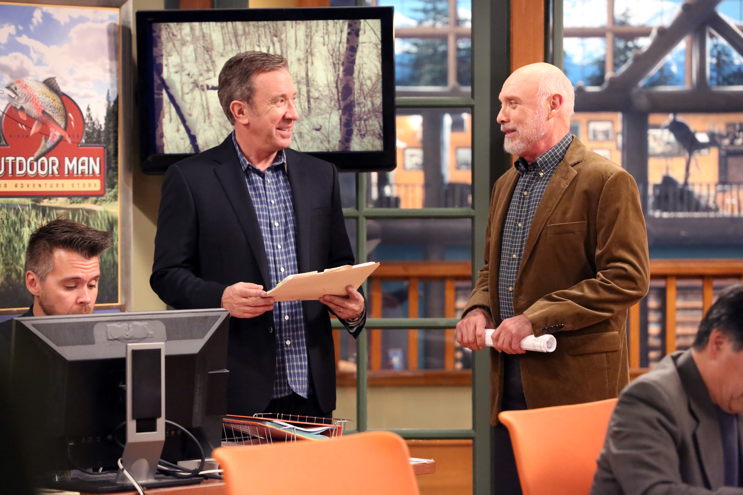 Tim Allen and Hector Elizondo in a season 3 episosde of 'Last Man Standing'