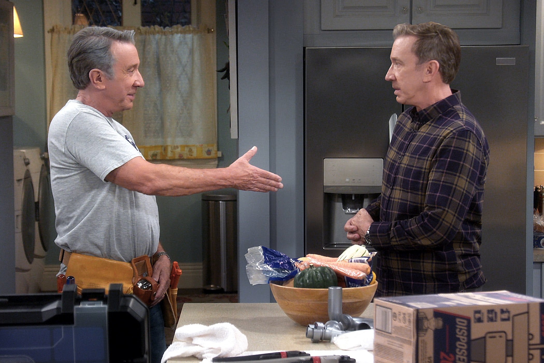 Tim Allen (playing dual roles) in 'Last Man Standing' 