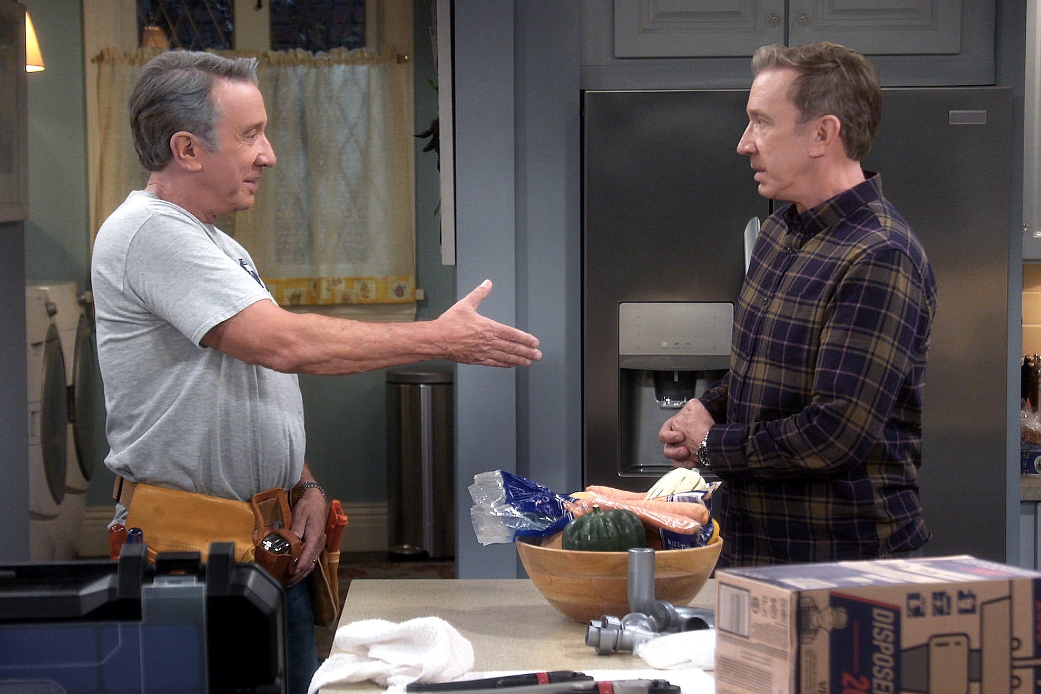 Tim Allen (playing dual roles) in 'Last Man Standing'