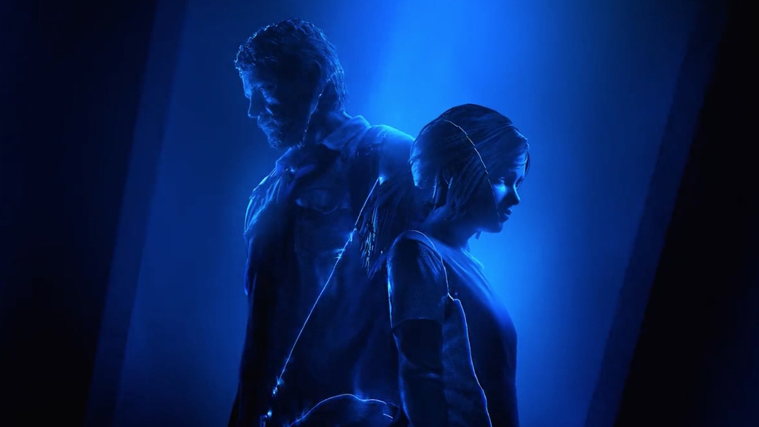 A confirmed PlayStation Productions animation of Joel and Ellie from 'The Last of Us.'